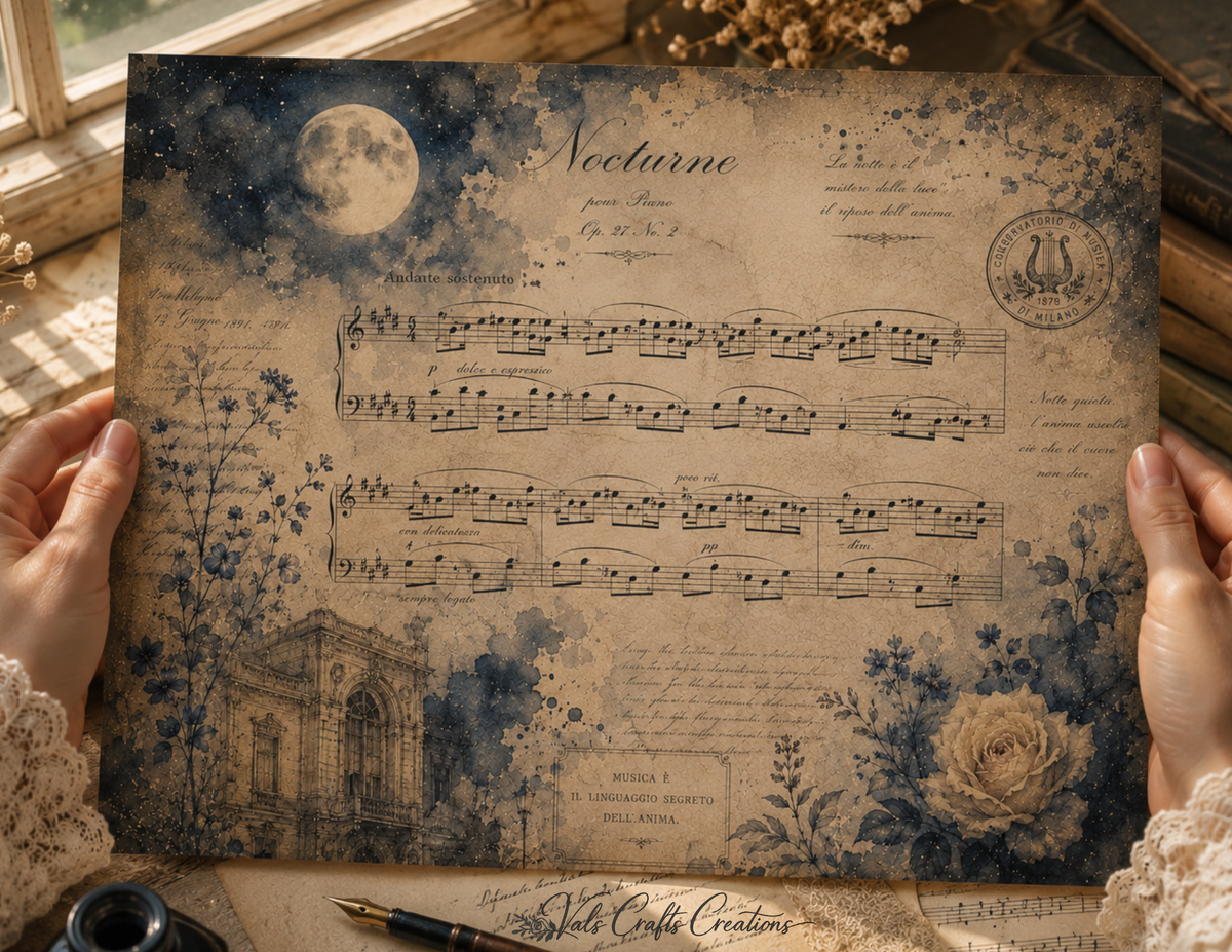 Sonata Botanica Manuscripts Paper Kit