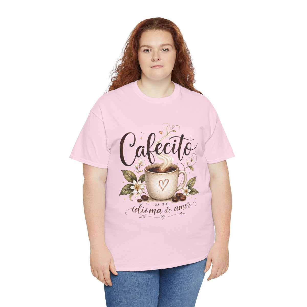 Cafecito Es Mi Idioma de Amor Shirt, Spanish Coffee Shirt, Cozy Café T-Shirt
