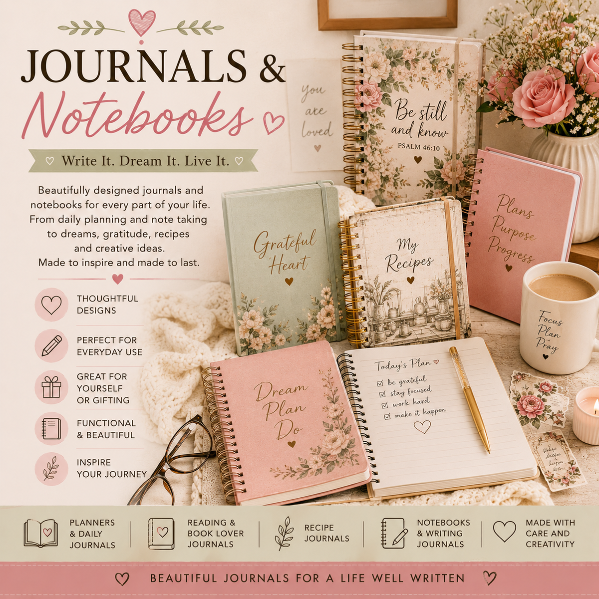Journals and Notebooks