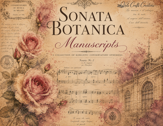 Sonata Botanica Manuscripts Paper Kit