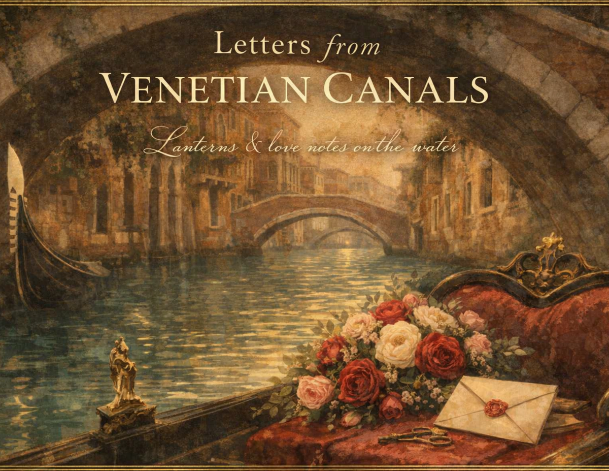 Letters from the Venetian Canals – Romantic Venice Paper Kit for Journaling
