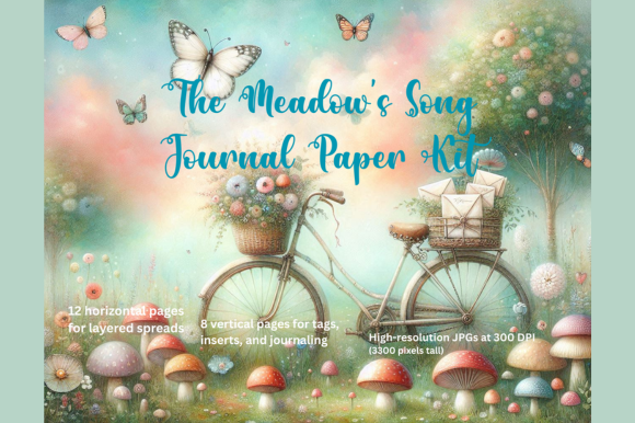 The Meadow’s Song – Printed Journal Paper Kit