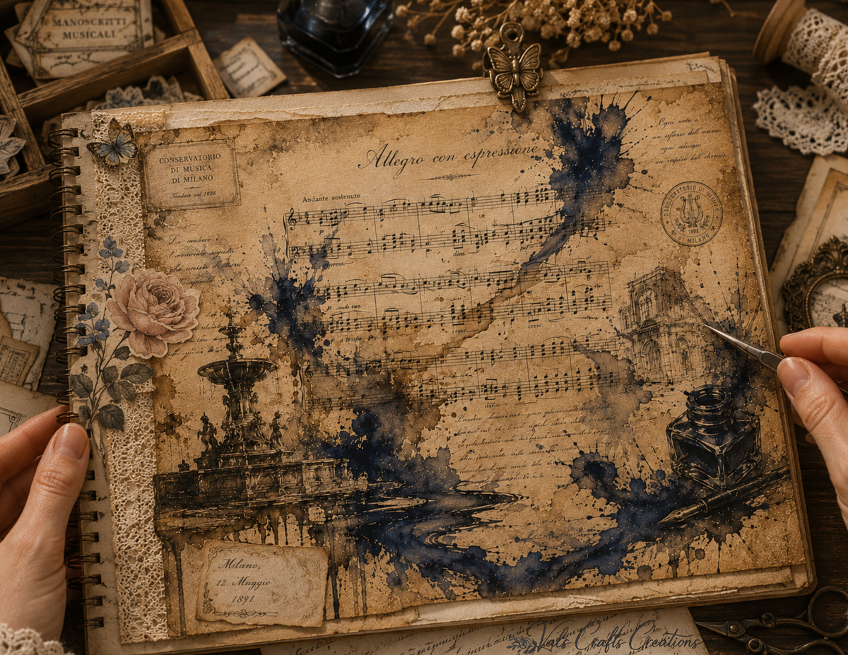 Sonata Botanica Manuscripts Paper Kit