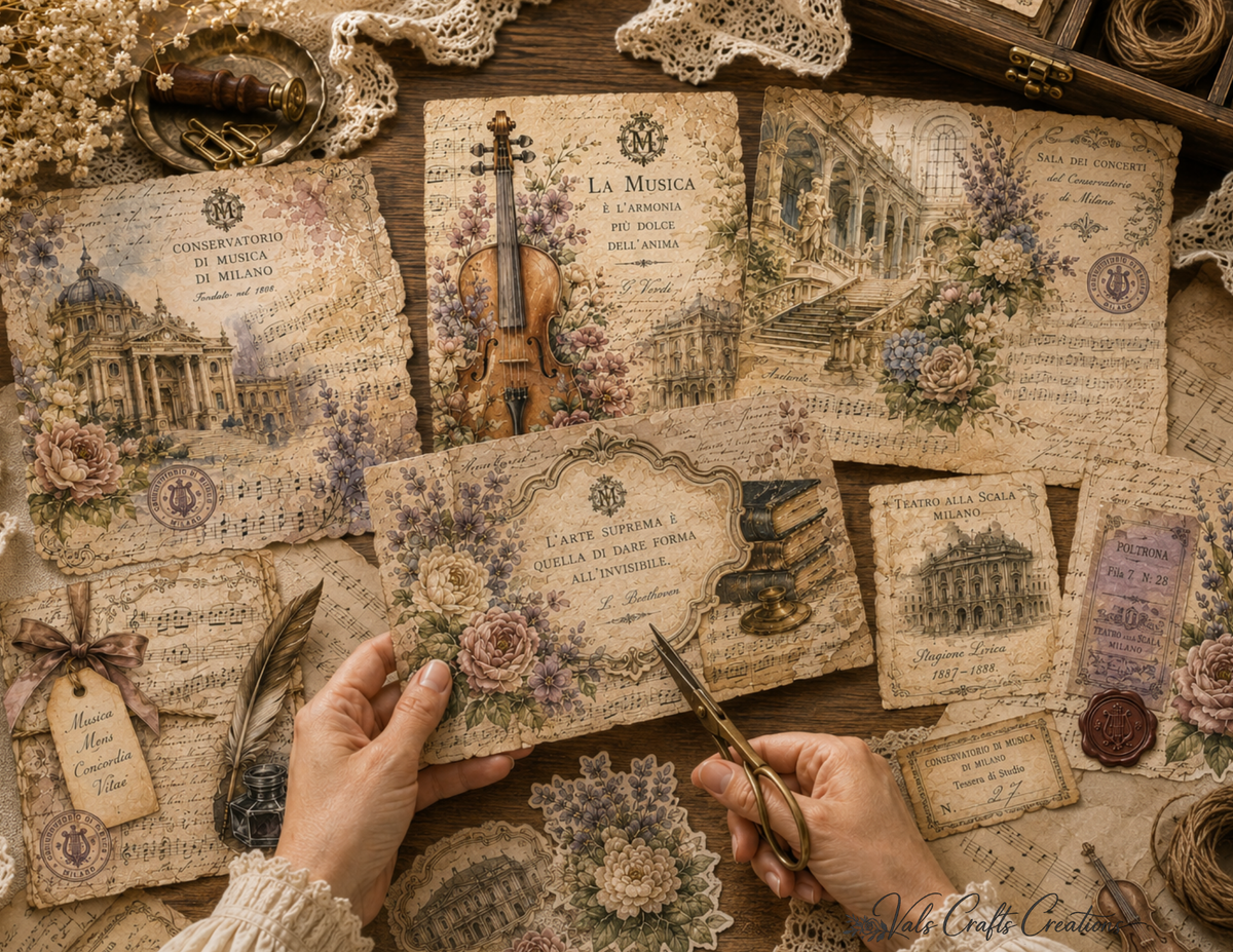 Sonata Botanica Manuscripts Paper Kit