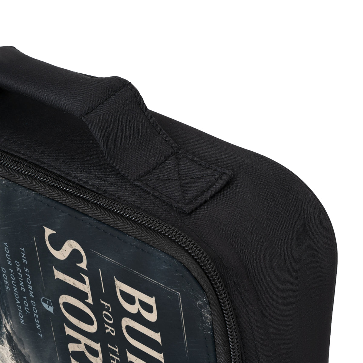 Built for the Storm Christian Bible Cover | Zippered Bible Case with Handle