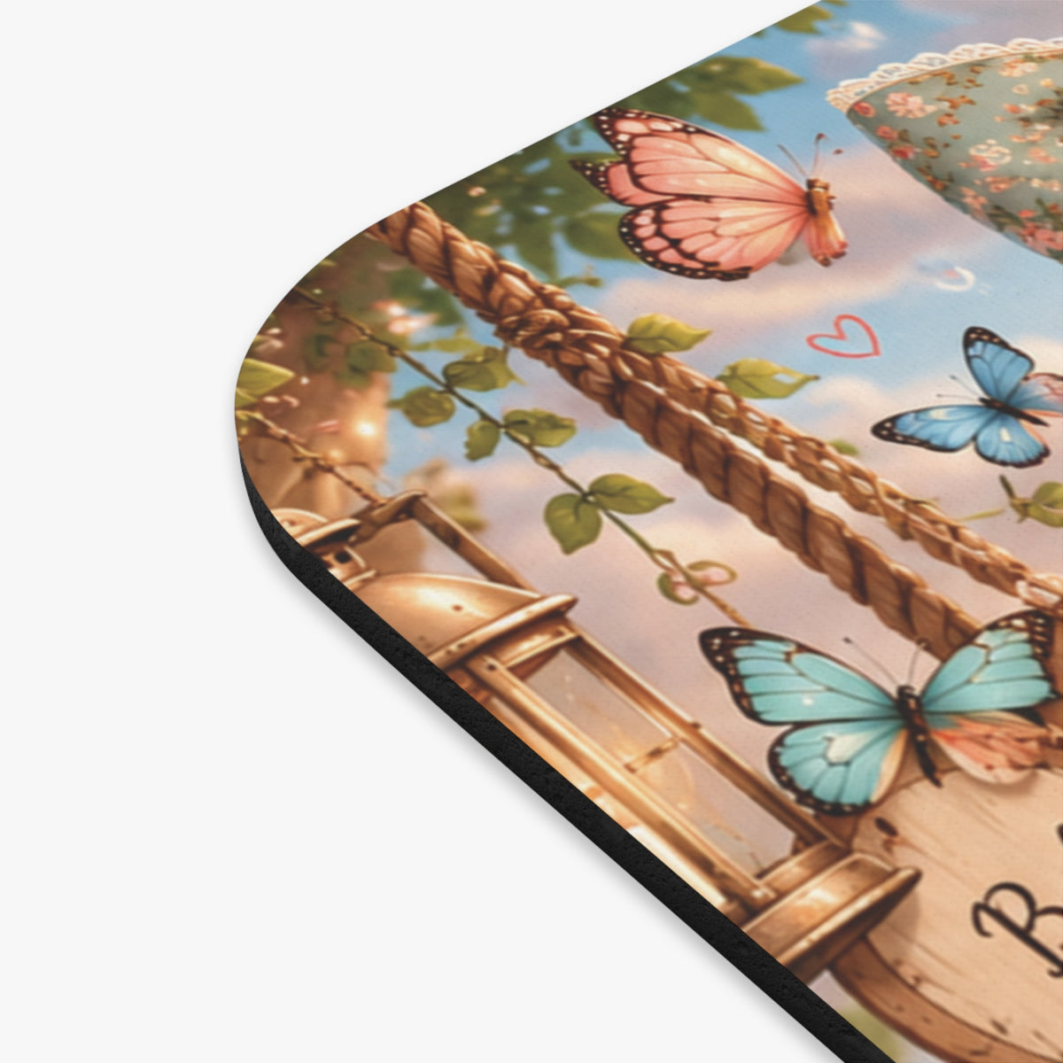 Best Friends Mouse Pad | Sweet Memories Cottagecore Desk Accessory | Cute Friendship Gift | Storybook Girl Mouse Pad