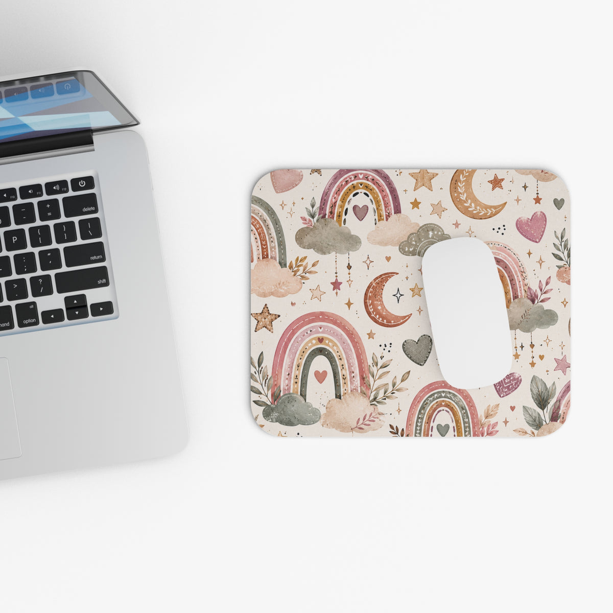 Boho Design Mouse Pad - Optimal Thickness & Durable Build