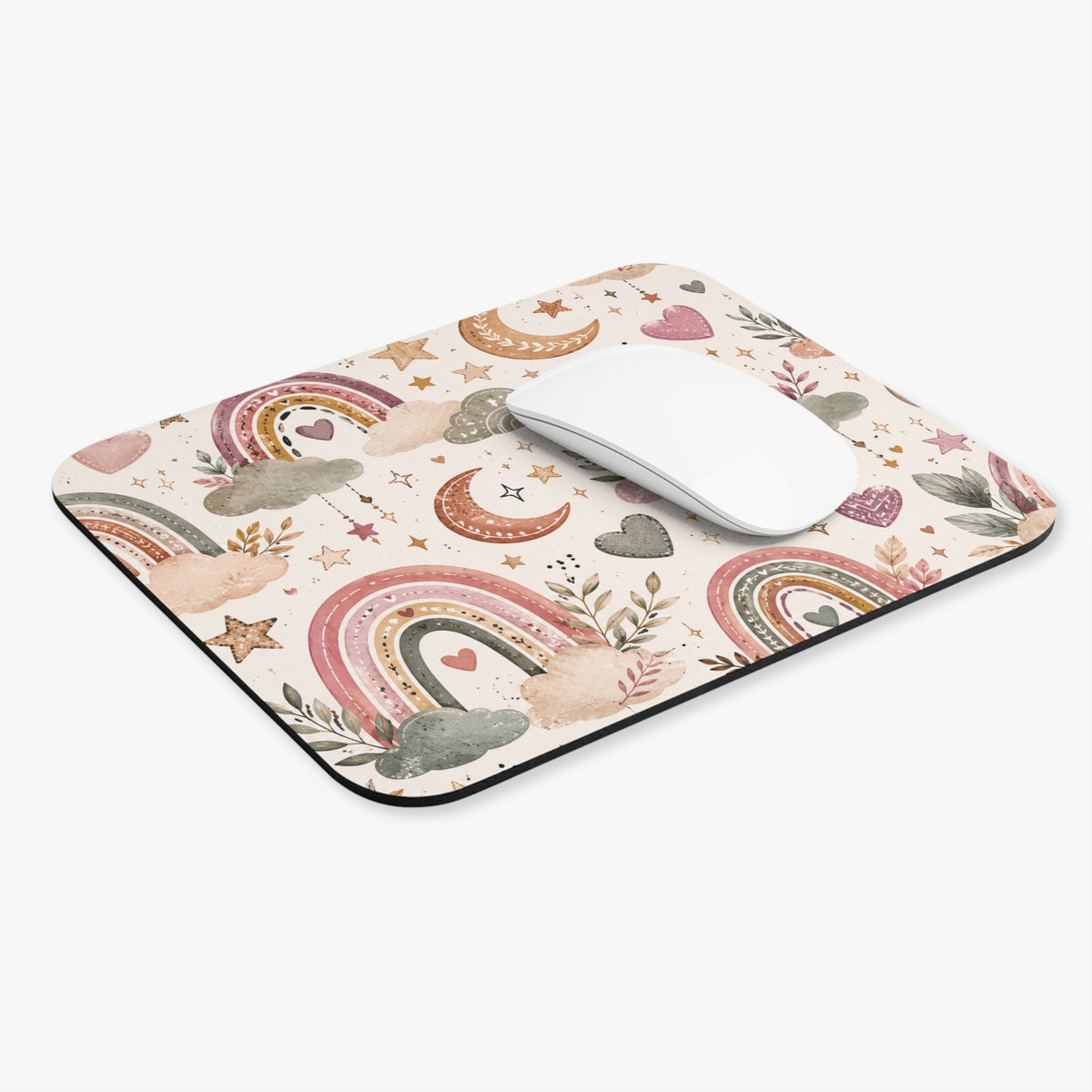 Boho Design Mouse Pad - Optimal Thickness & Durable Build