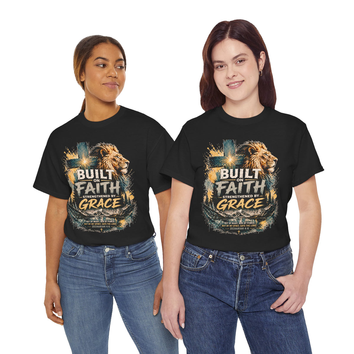 Built by Faith Christian T-Shirt | Unisex Faith Graphic Tee