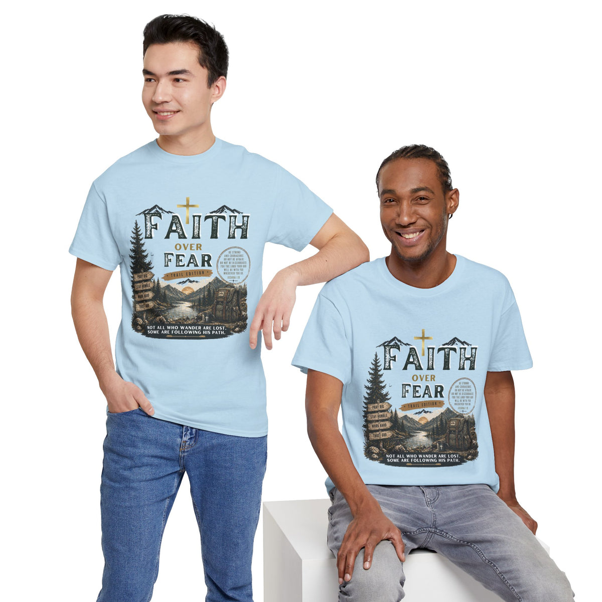 Faith Over Fear Christian T-Shirt | Unisex Faith Graphic Tee