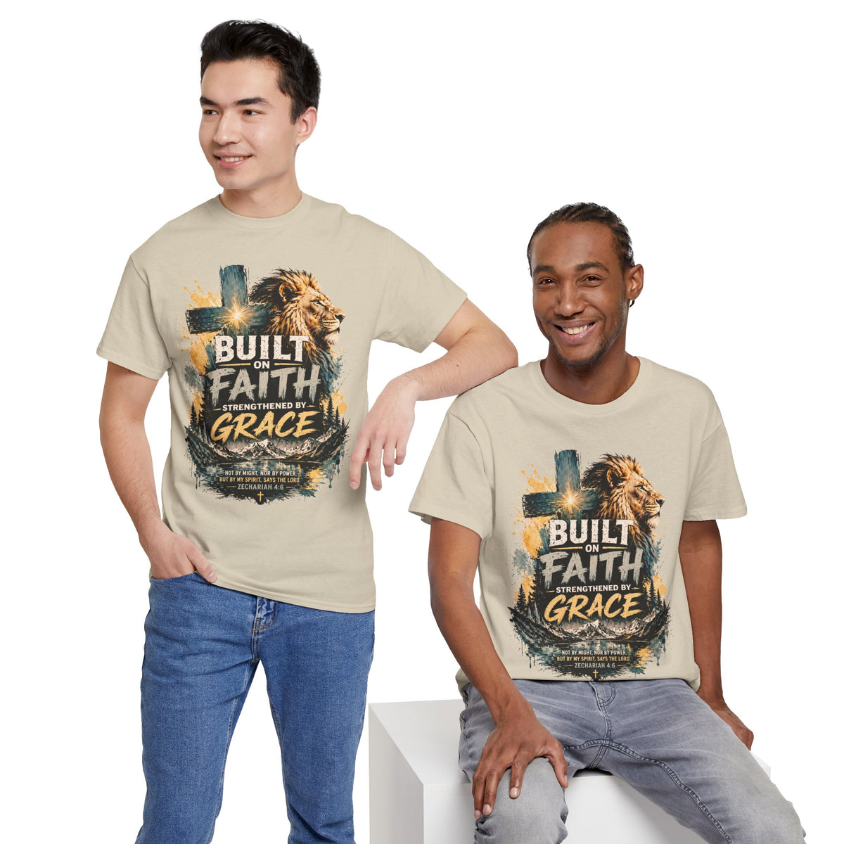 Built by Faith Christian T-Shirt | Unisex Faith Graphic Tee