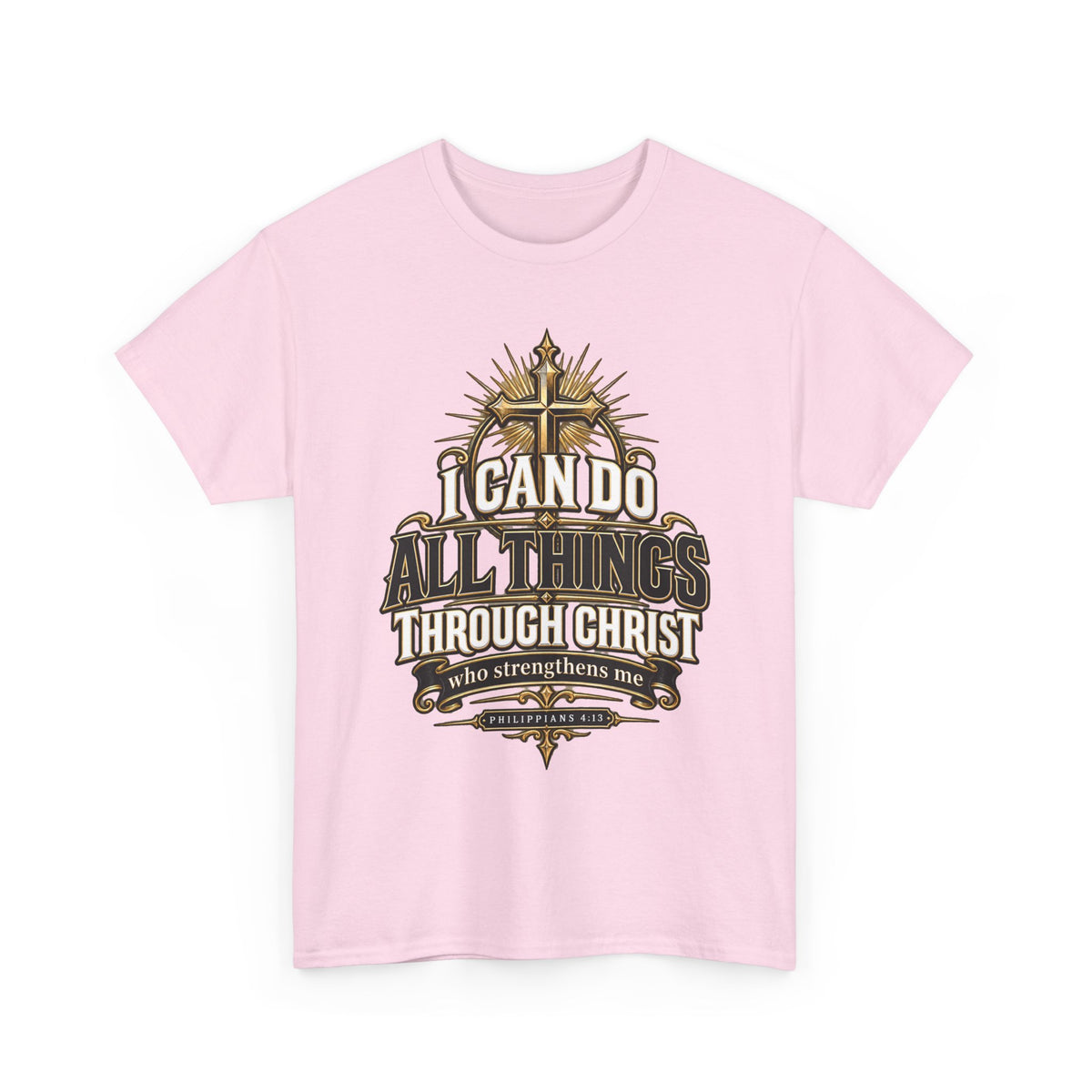 I Can Do All Things Christian T-Shirt | Philippians 4:13 Unisex Faith Tee
