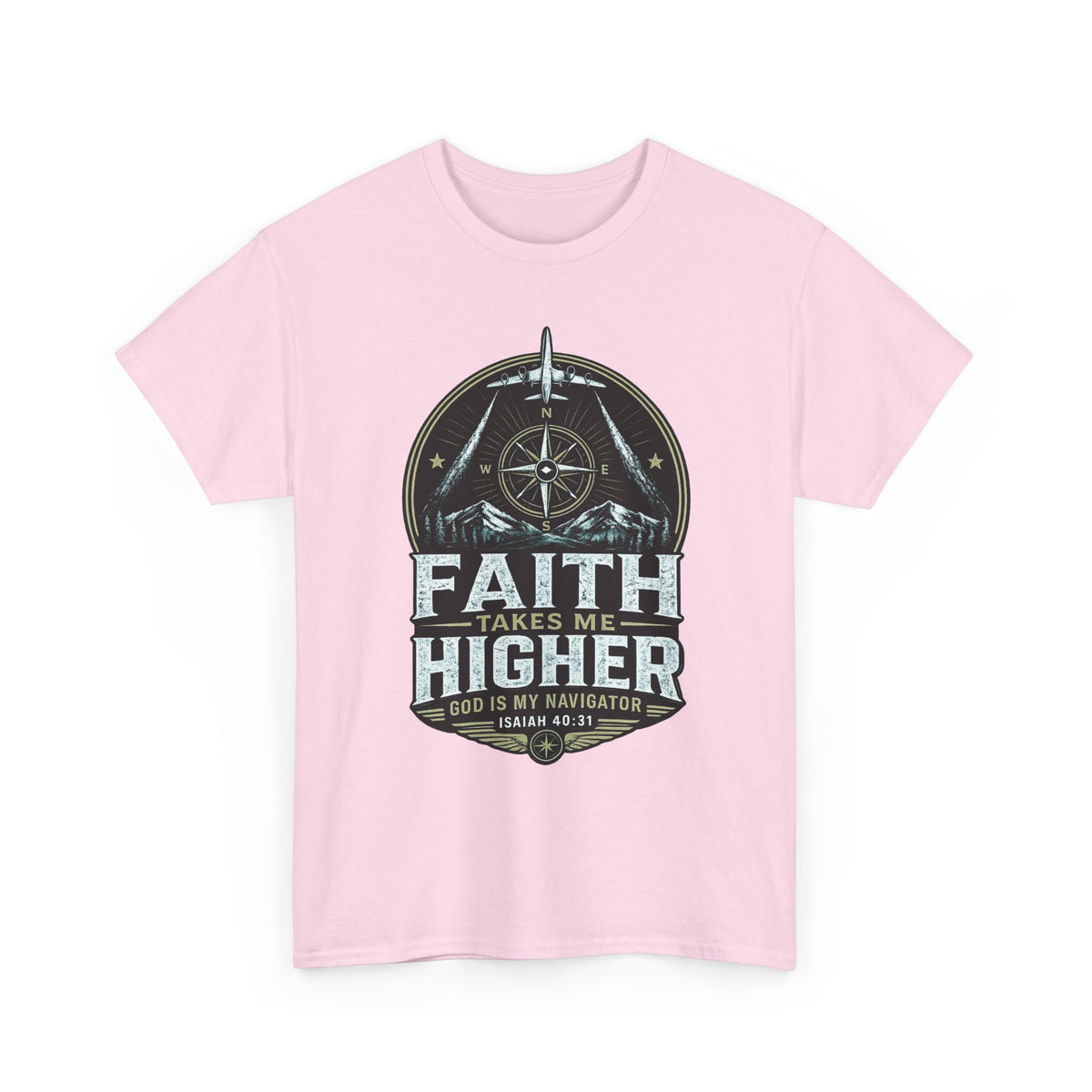 Faith Takes Me Higher Christian T-Shirt | Unisex Faith Graphic Tee