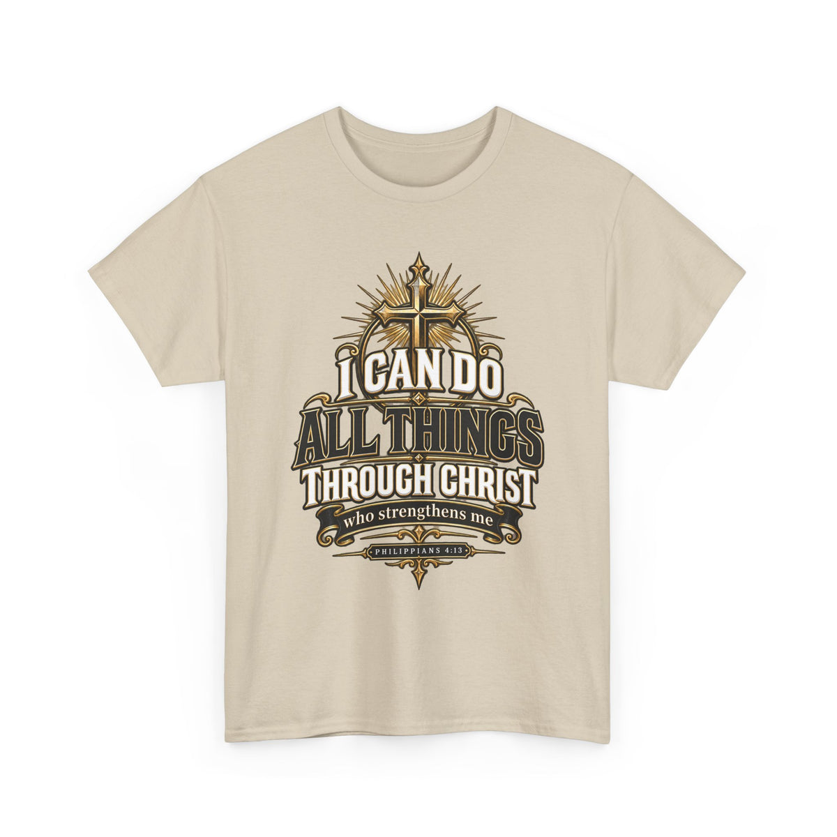 I Can Do All Things Christian T-Shirt | Philippians 4:13 Unisex Faith Tee