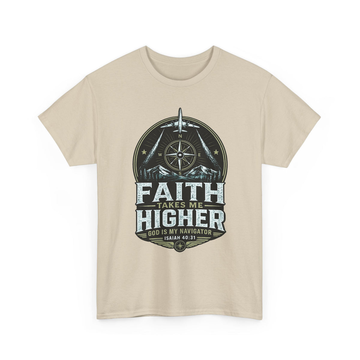 Faith Takes Me Higher Christian T-Shirt | Unisex Faith Graphic Tee