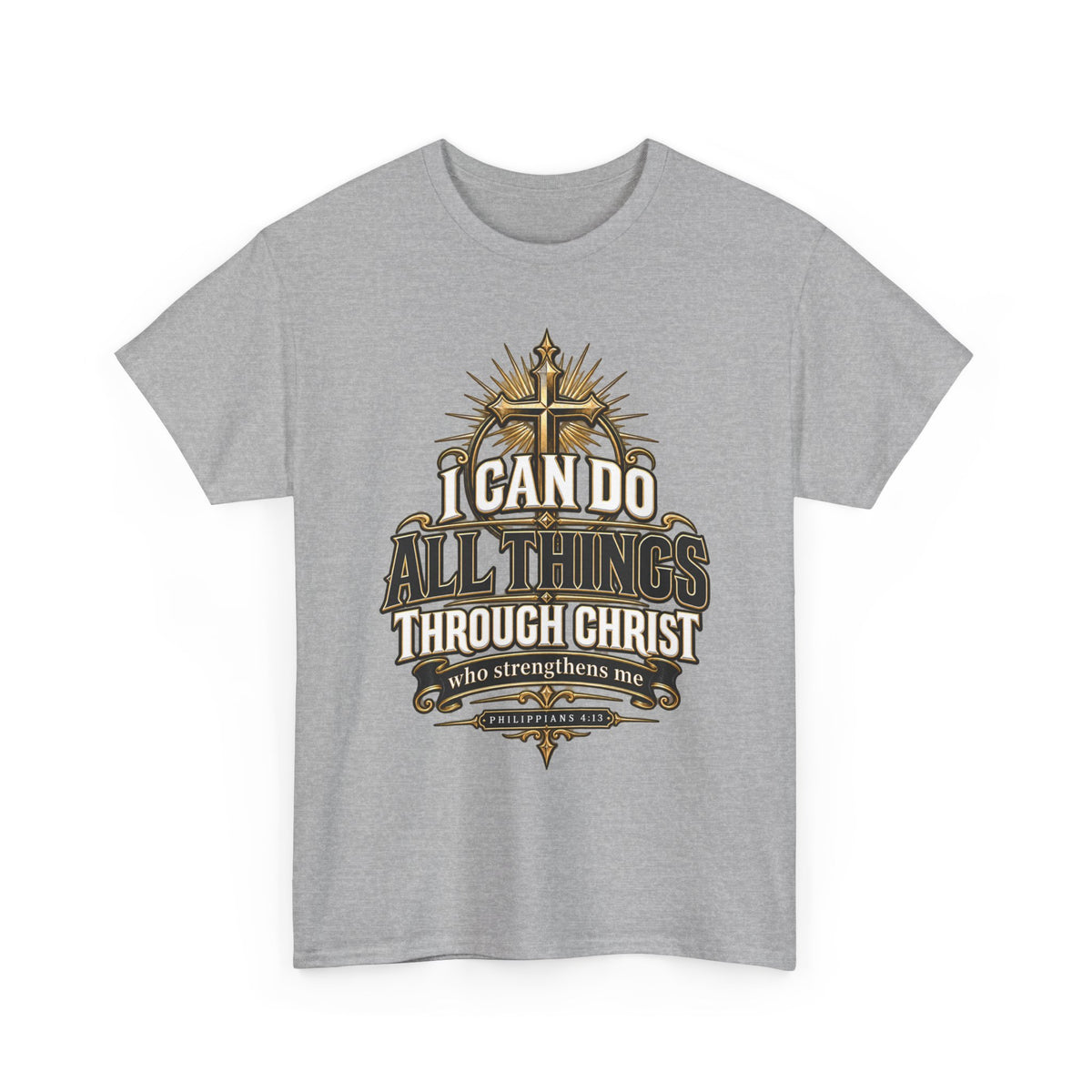 I Can Do All Things Christian T-Shirt | Philippians 4:13 Unisex Faith Tee