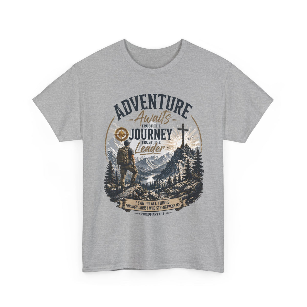 Adventure Awaits Unisex T-Shirt | Outdoor Travel Graphic Tee