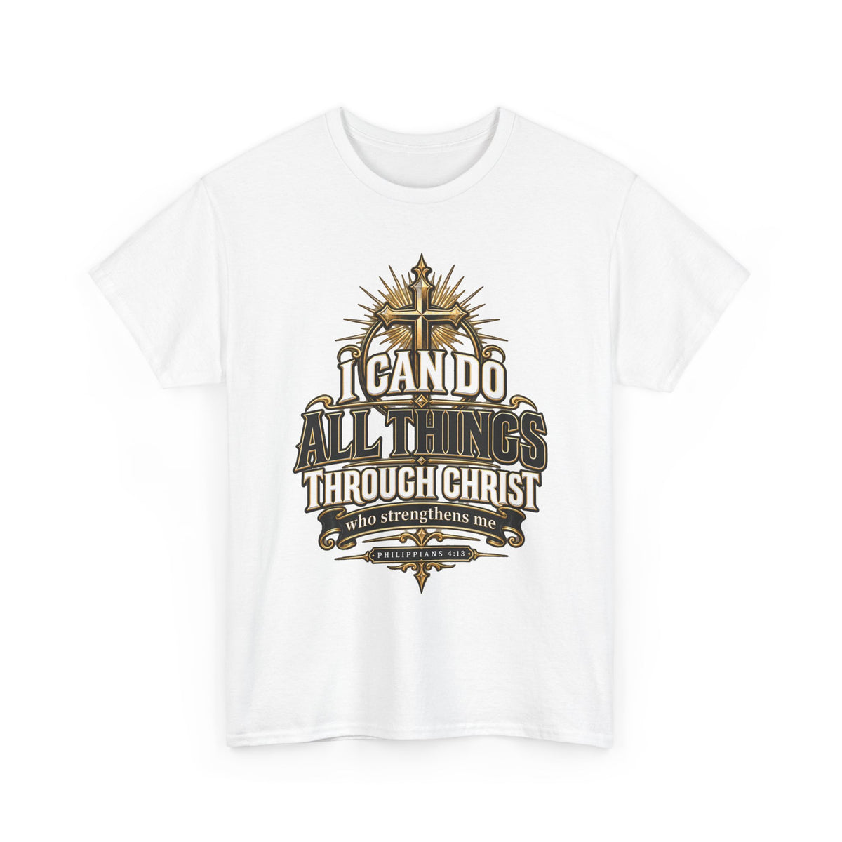 I Can Do All Things Christian T-Shirt | Philippians 4:13 Unisex Faith Tee