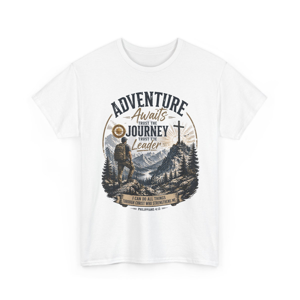 Adventure Awaits Unisex T-Shirt | Outdoor Travel Graphic Tee