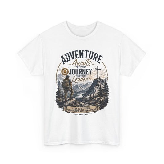 Adventure Awaits Unisex T-Shirt | Outdoor Travel Graphic Tee