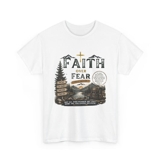 Faith Over Fear Christian T-Shirt | Unisex Faith Graphic Tee