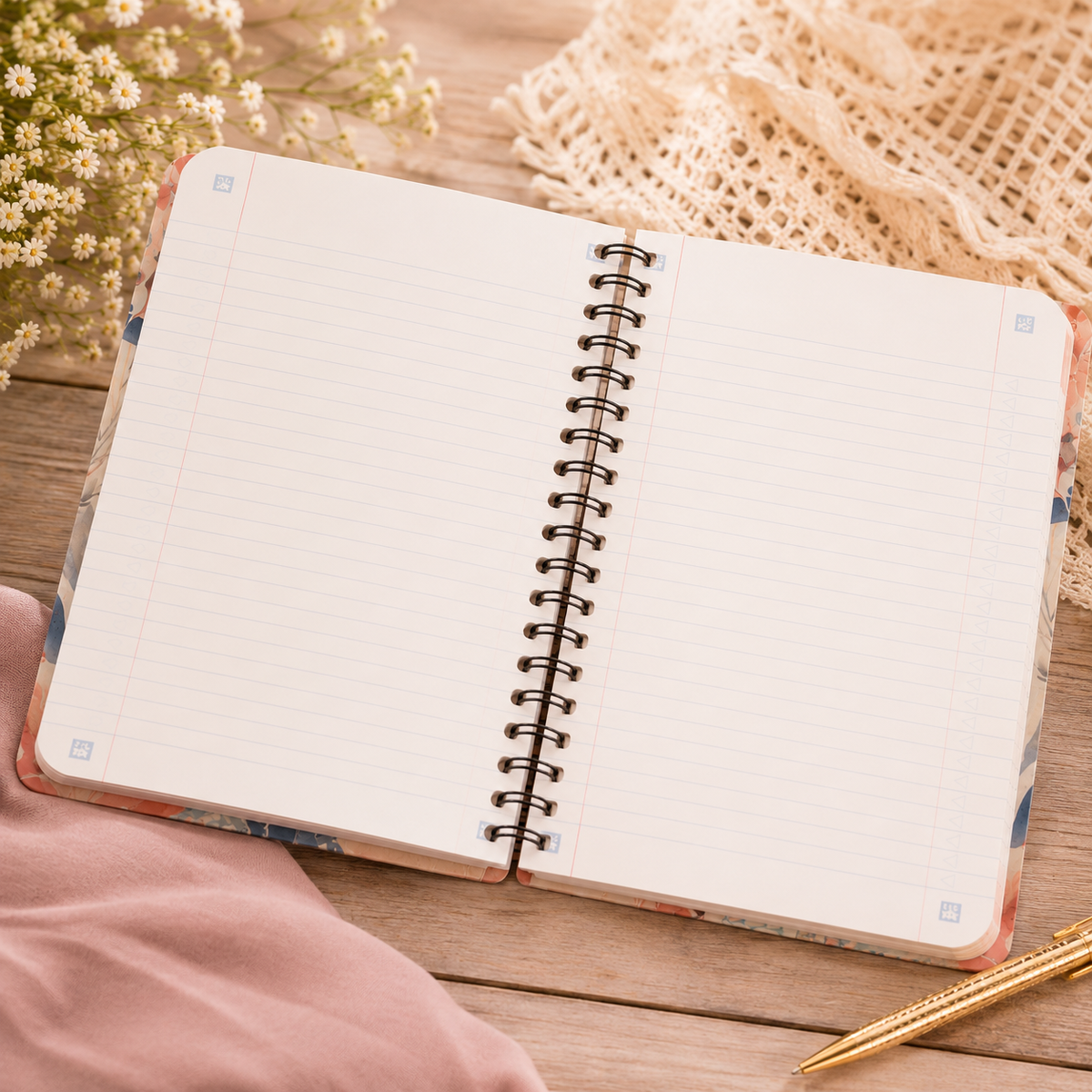Focus on the Good Spiral Inspirational Notebook