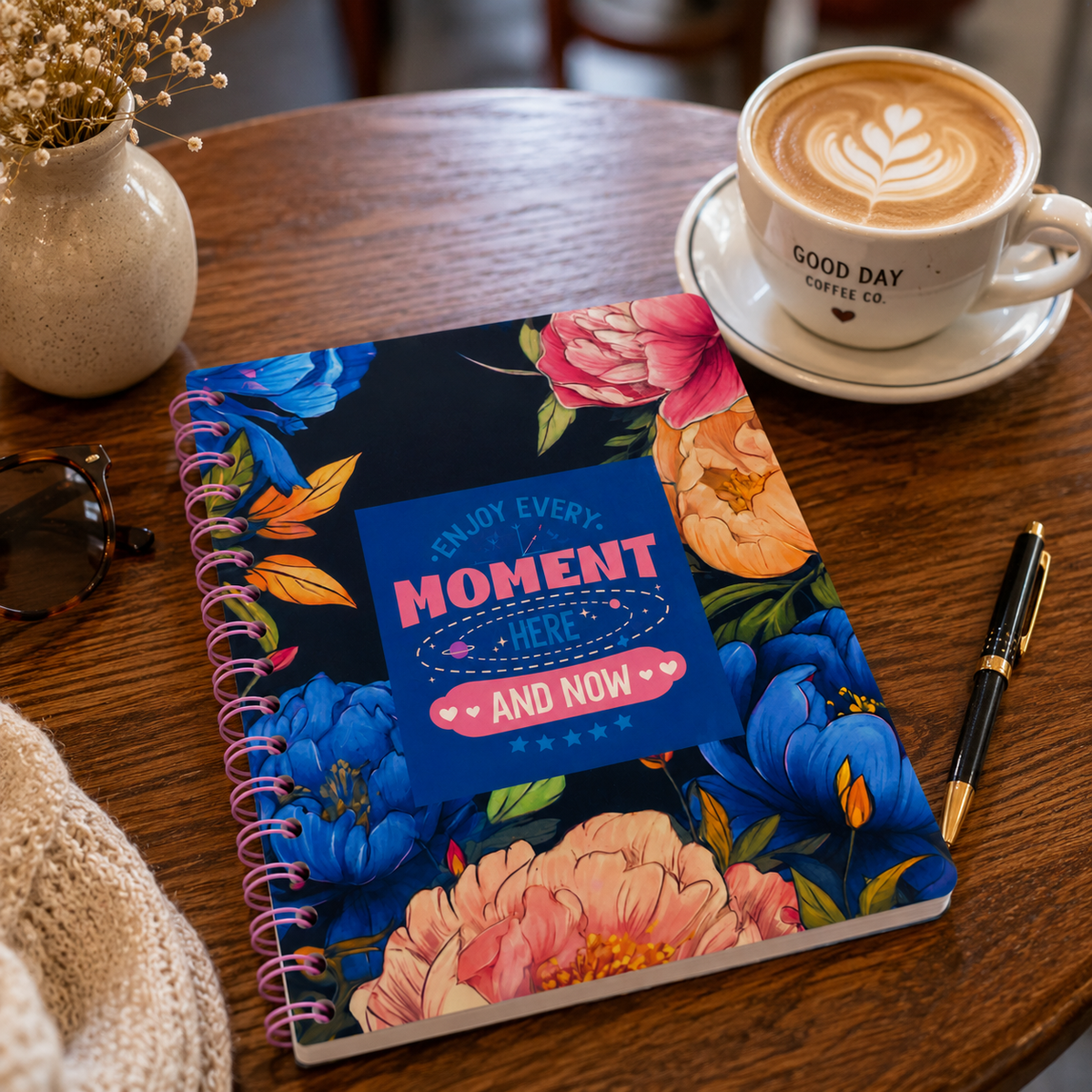 Enjoy Every Moment Spiral Notebook