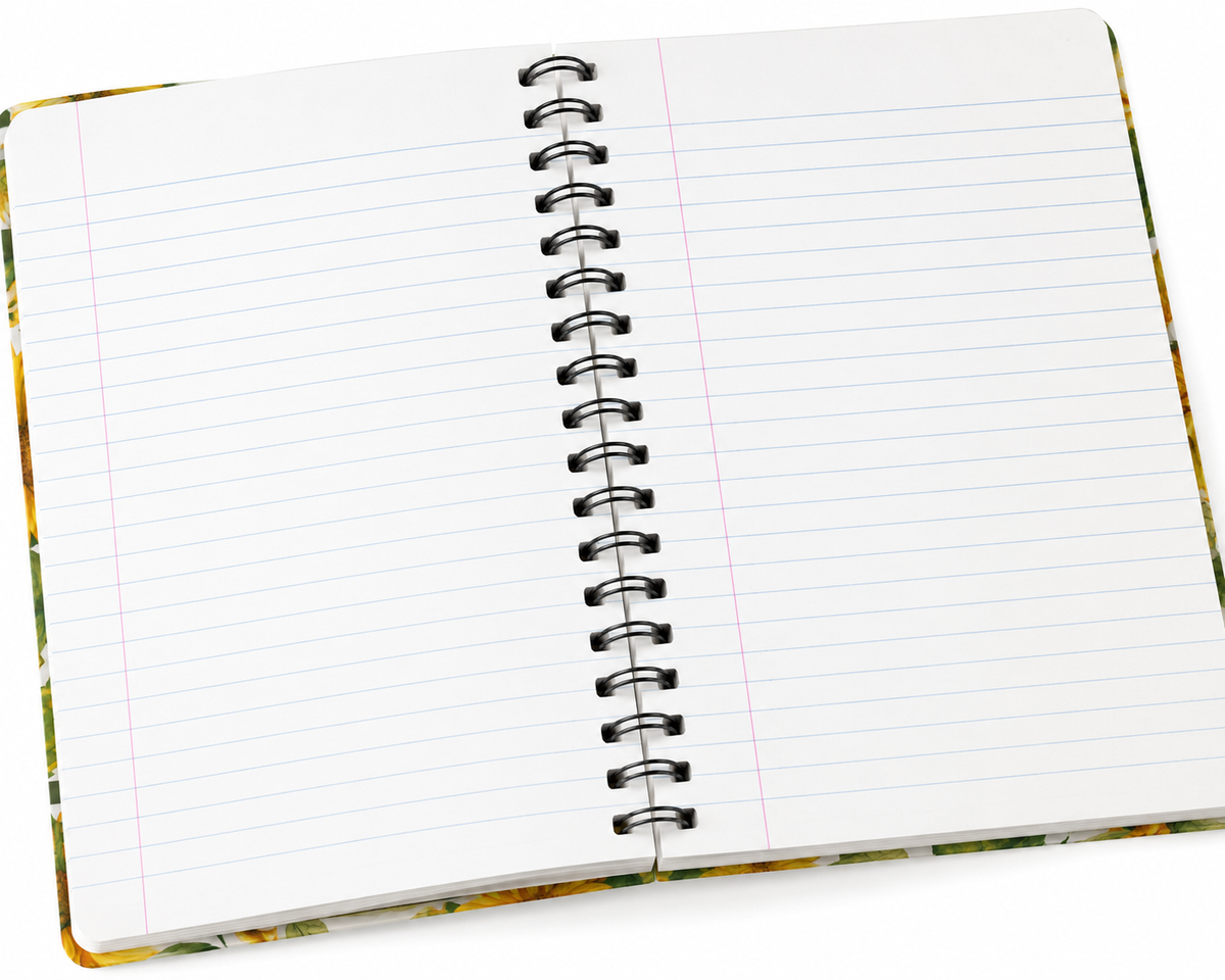 Pray on it Faith Inspirational Spiral Notebook