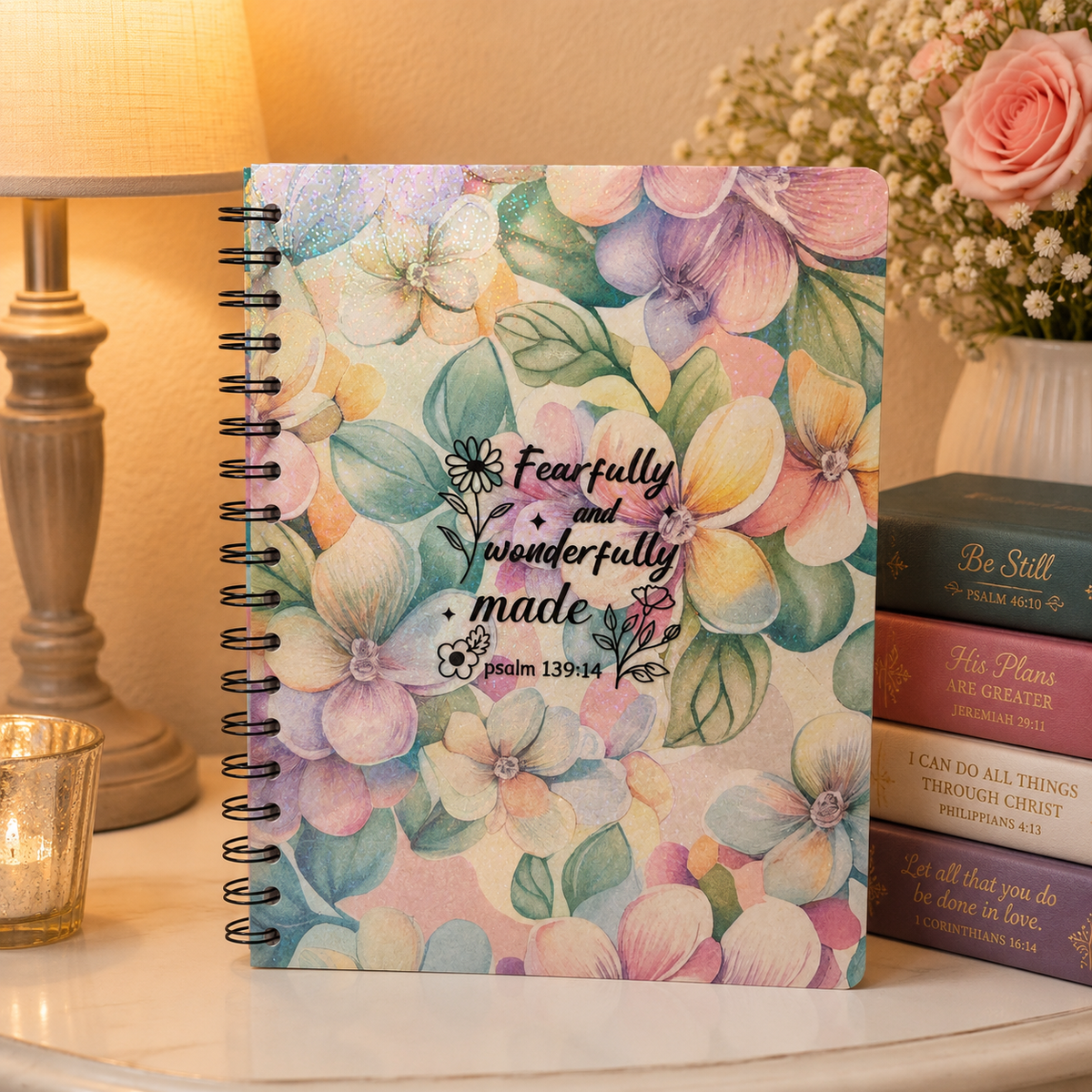 Fearfully and Wonderfully Made Spiral Notebook