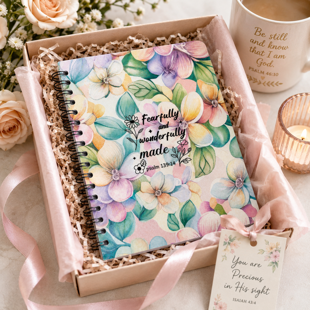 Fearfully and Wonderfully Made Spiral Notebook