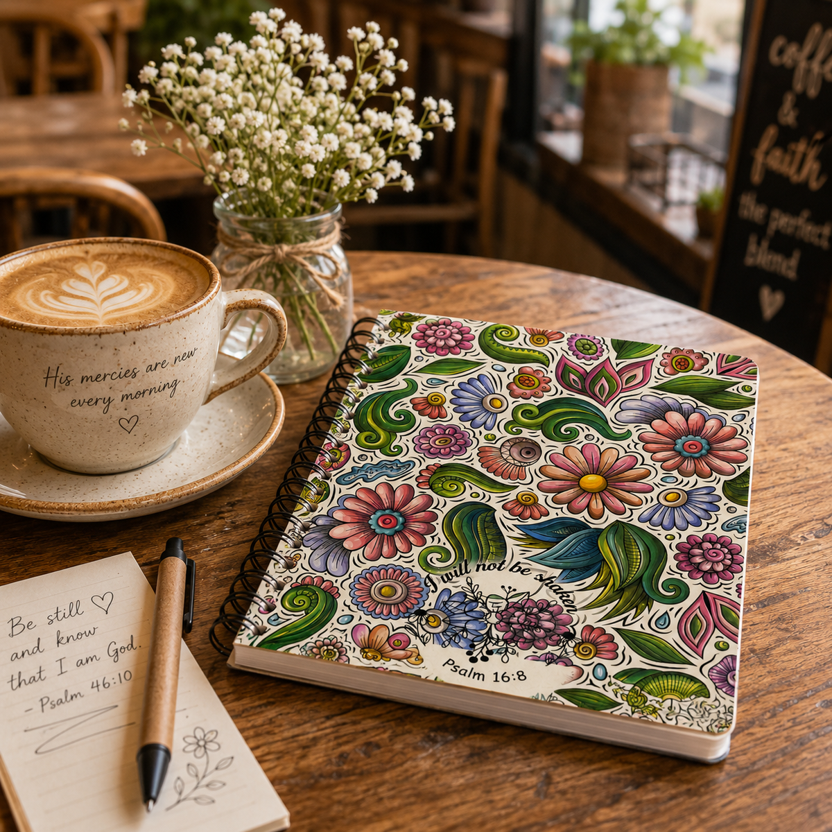 I will not be Shaken Spiral Notebook