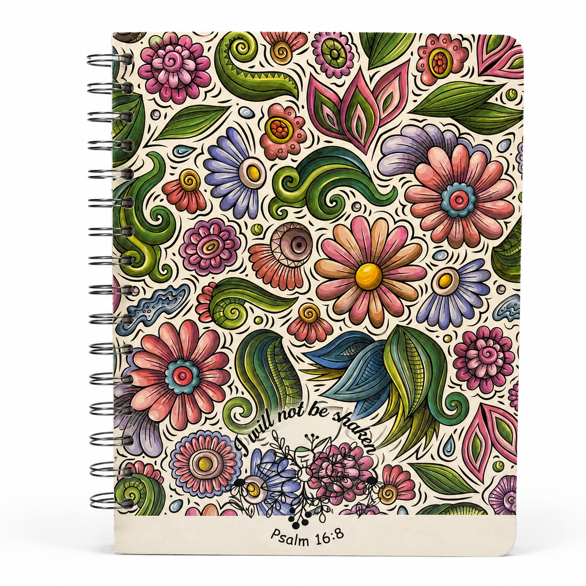 I will not be Shaken Spiral Notebook