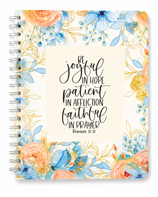 Be Joyful in Hope|Inspirational Writing Notebook
