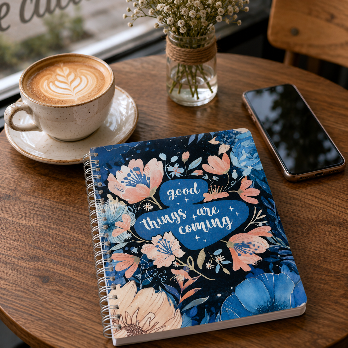 Good Things Are Coming Spiral Notebook