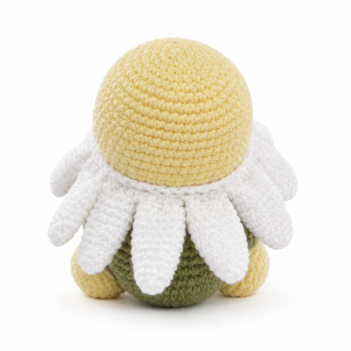 Crochet Daisy Baby Plush | One-of-a-Kind Flower Amigurumi