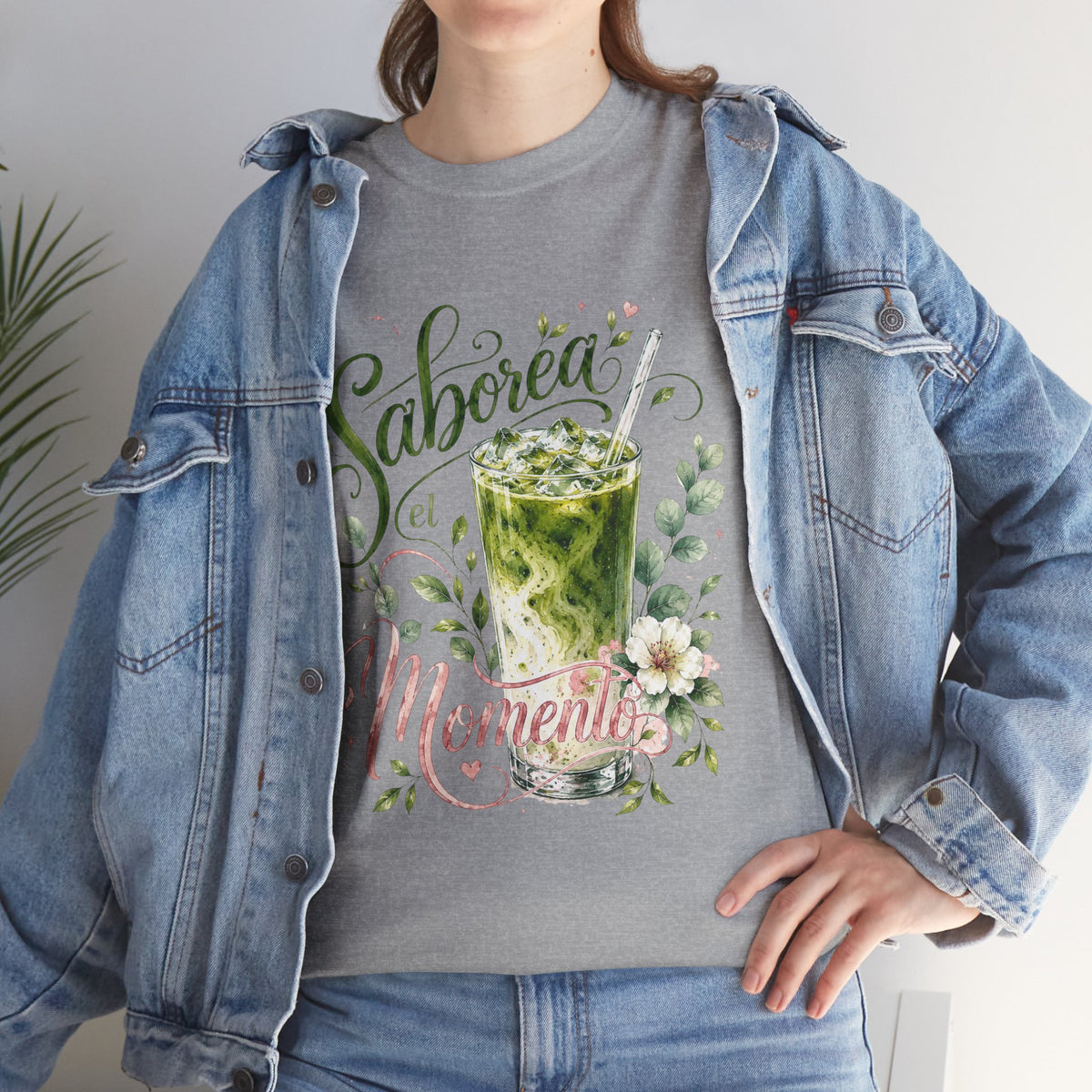 Saborea el Momento Shirt, Iced Matcha Lover Tee