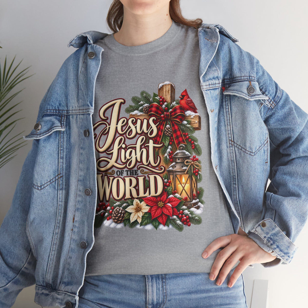 Sport grey Christmas shirt lifestyle