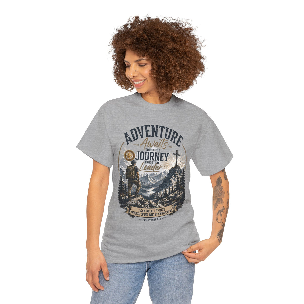 Adventure Awaits Unisex T-Shirt | Outdoor Travel Graphic Tee