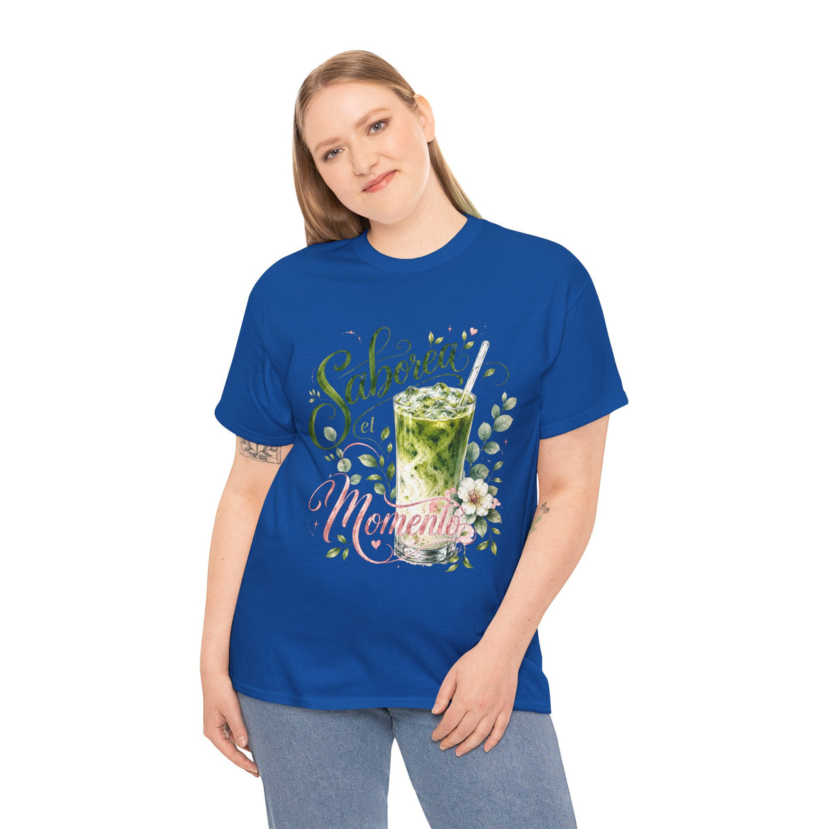 Saborea el Momento Shirt, Iced Matcha Lover Tee