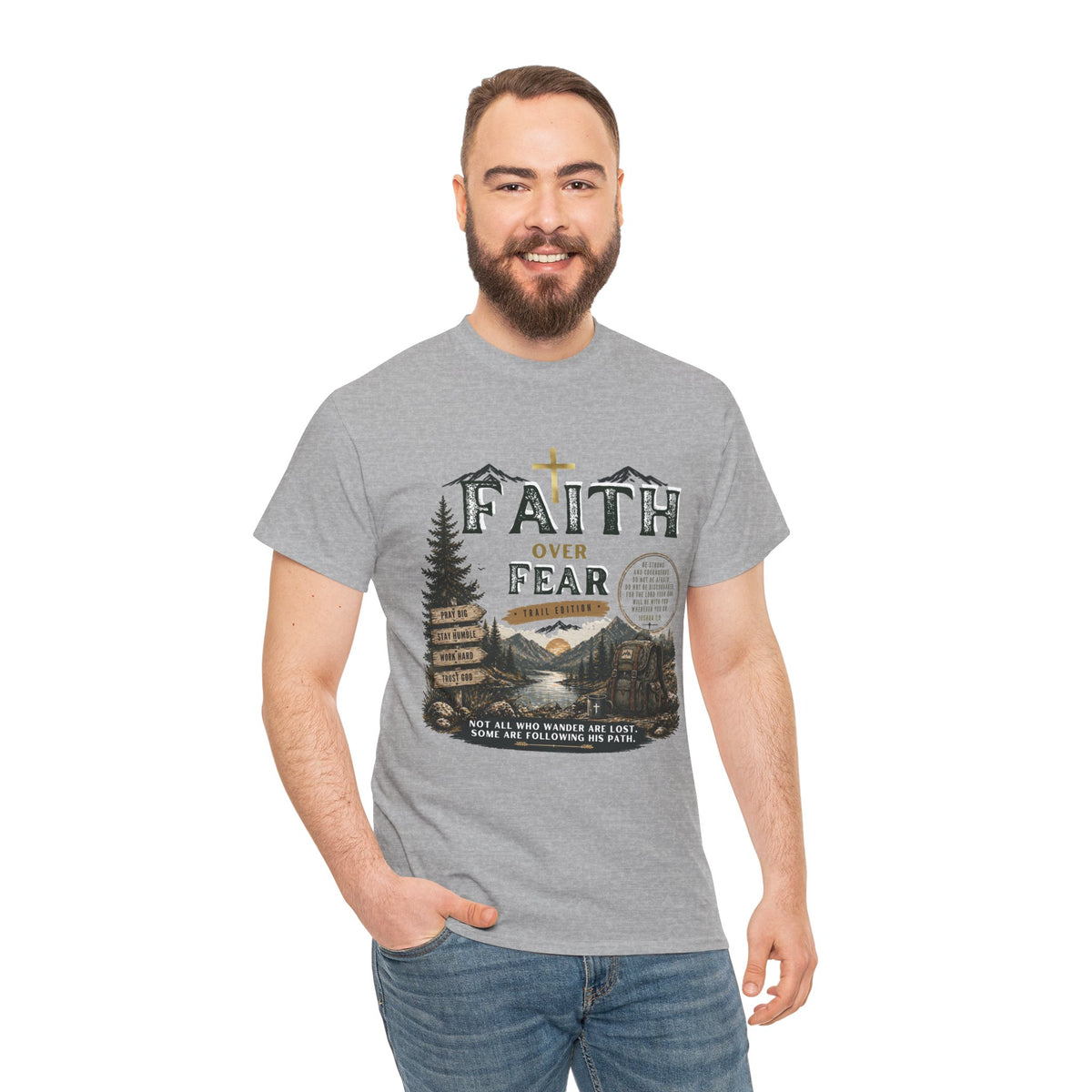 Faith Over Fear Christian T-Shirt | Unisex Faith Graphic Tee