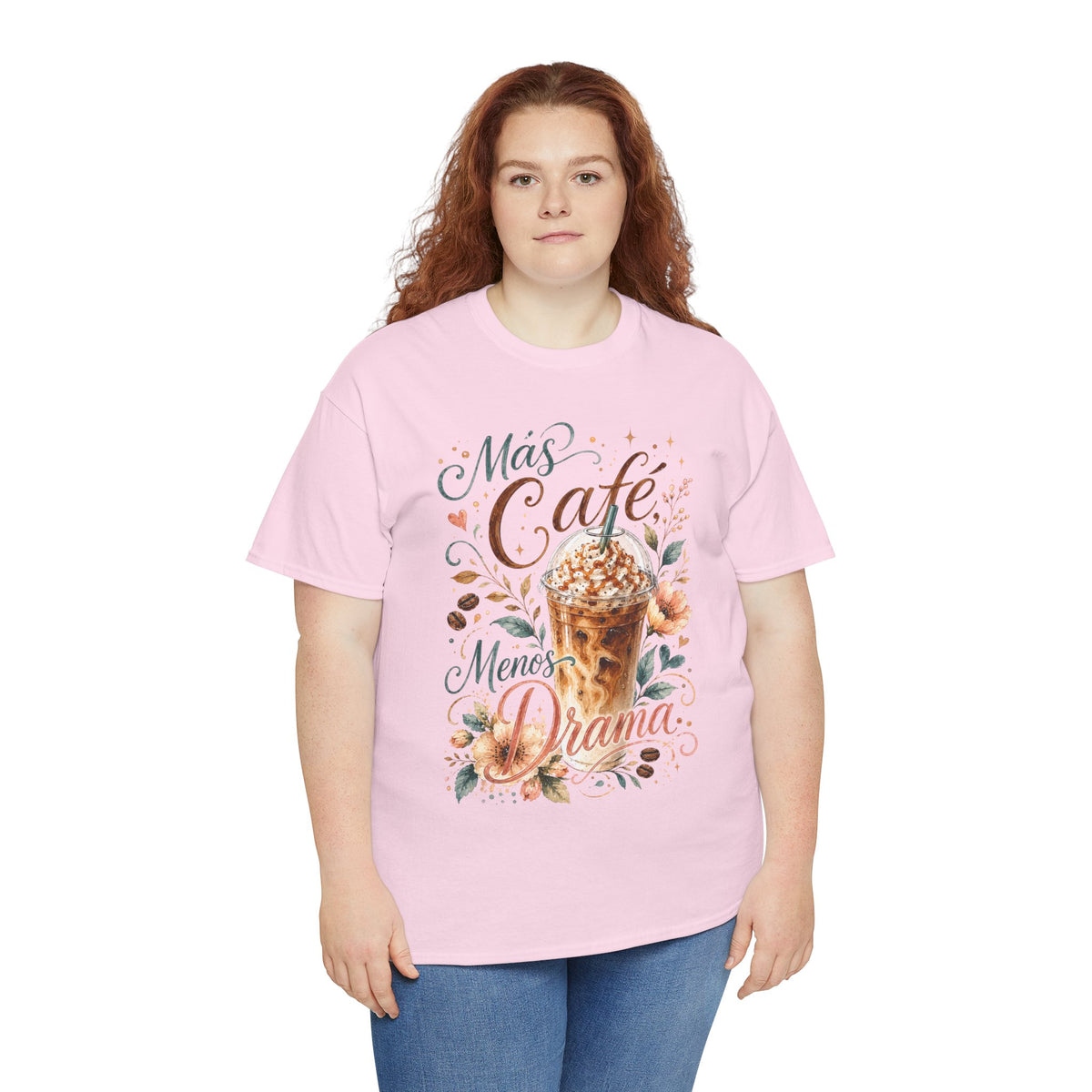 Más Café Menos Drama Shirt, Funny Coffee Lover Tee, Spanish Coffee T-Shirt
