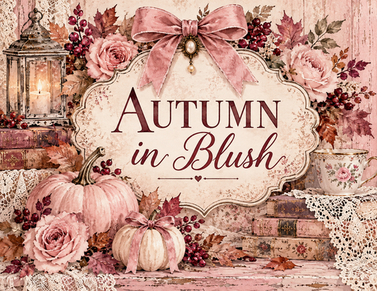 Autumn in Blush paper kit cover