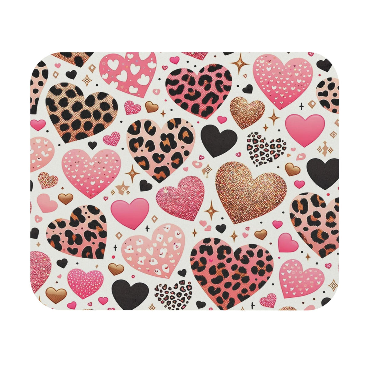 Hearts Design Mouse Pad - Optimal Thickness & Durable Build
