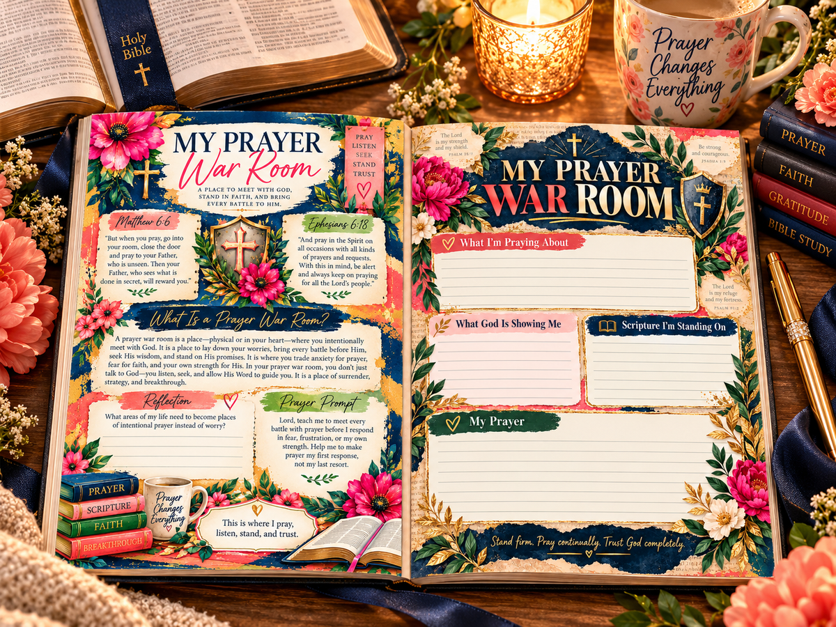 Standing in Prayer quiet evening prayer lifestyle mockup